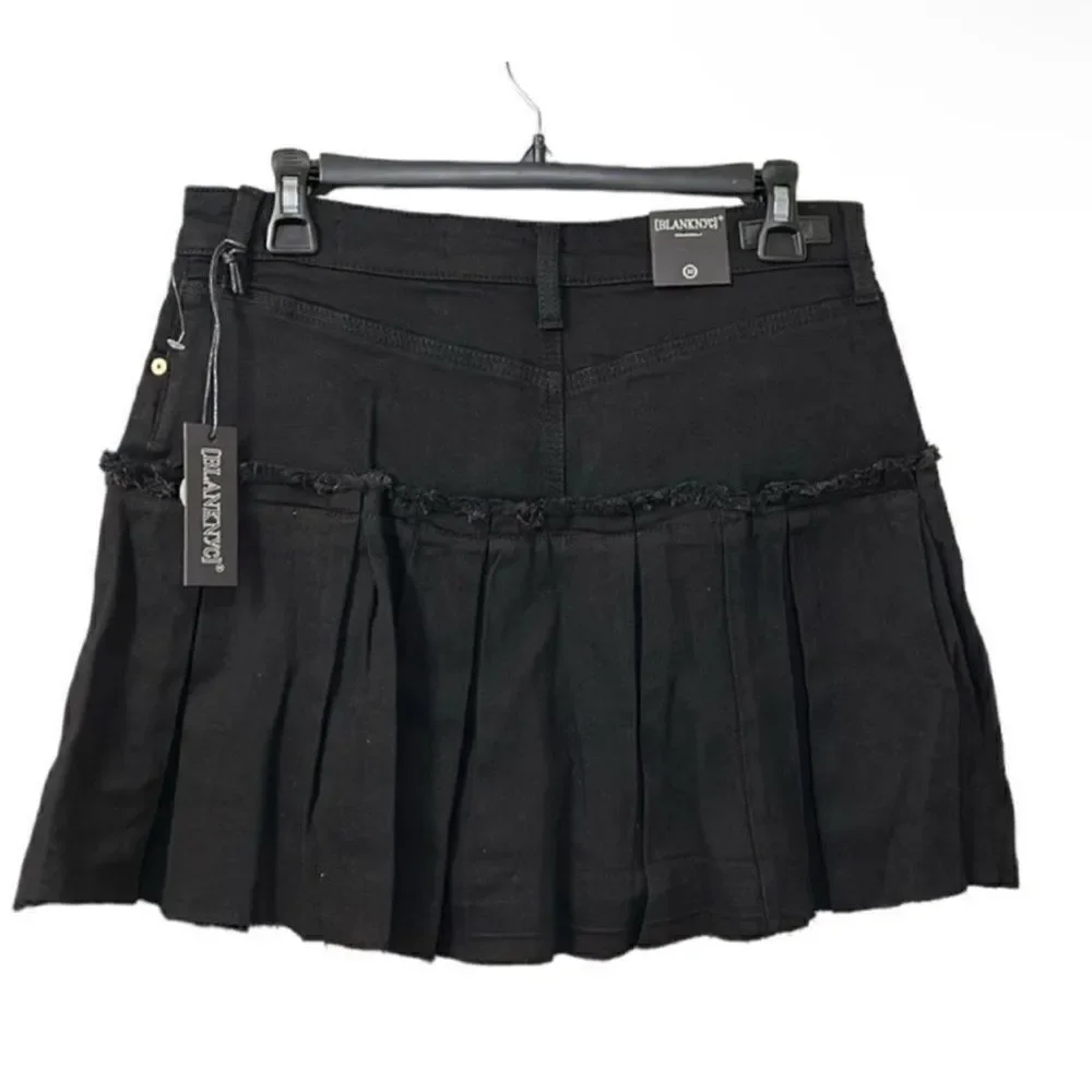 Blank NYC Black Mini Pleated Black Skirt(Size 30)